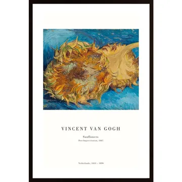 Solrosor 1887 Poster | Vincent van Goghs Målning