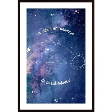 Universe Poster: Contemplate the Infinite Possibilities
