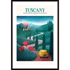 Travel Tuscany Poster