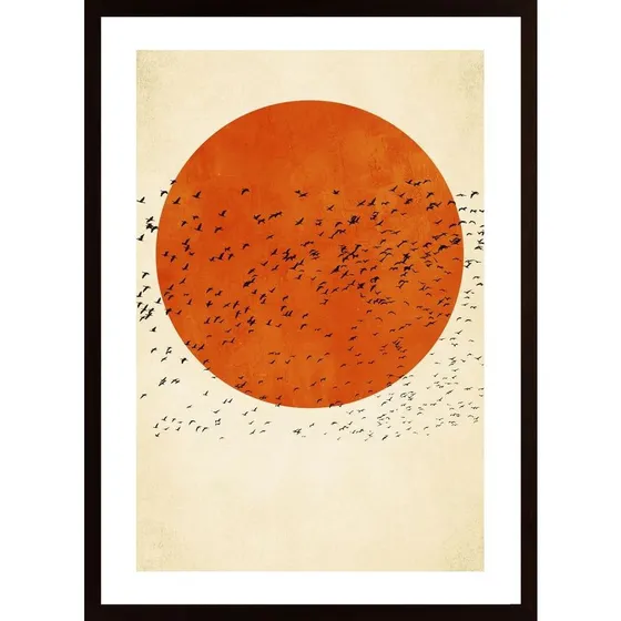 Birds In The Sun Poster