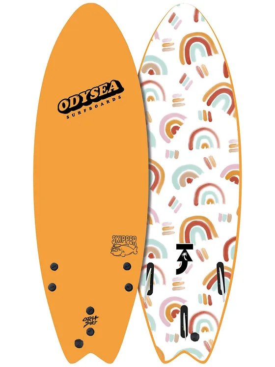 Catch Surf Odysea Skipper Taj Burrow 5'6 Softtop Surfboard pilsner