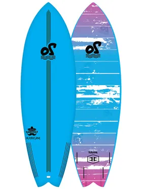 Ocean Storm Sanchez 5'10 Softtop Surfboard blue