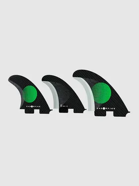 Slater Designs K1 2 Tab 3 Fin black/green