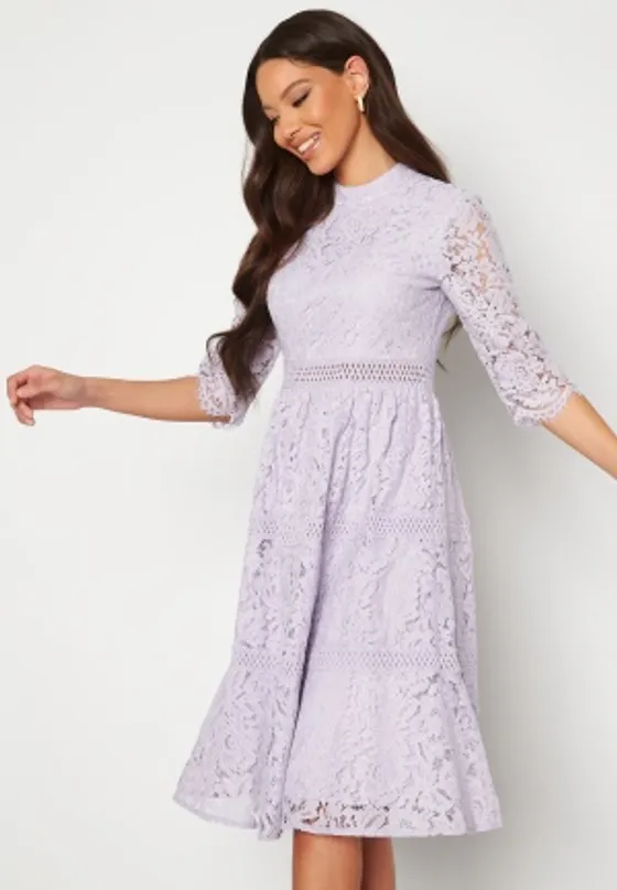 Happy Holly Madison lace dress Dusty lilac 38