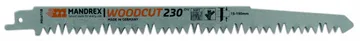 Mandrex WOODCUT Sticksågblad/Reciprocating Blade (2st/förp) - 230 mm / 20-150 mm