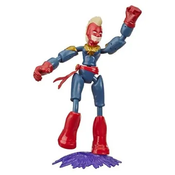 Captain Marvel Bend and Flex figur | Interaktivt lek till fantasin!
