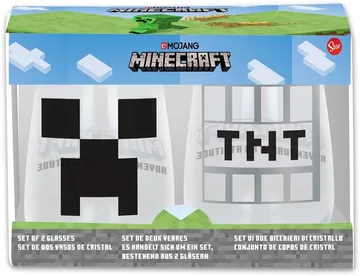 Minecraft Dricksglas 2-pack: Dricka Godare med Stil