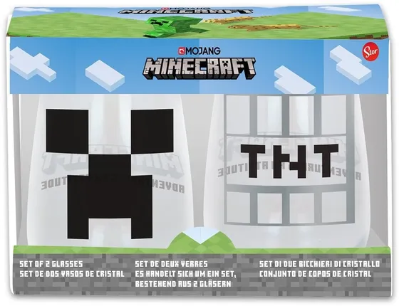Minecraft Dricksglas 2-pack