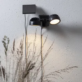 LED-solcellslampa Powerspot Sensor, 2 lampor