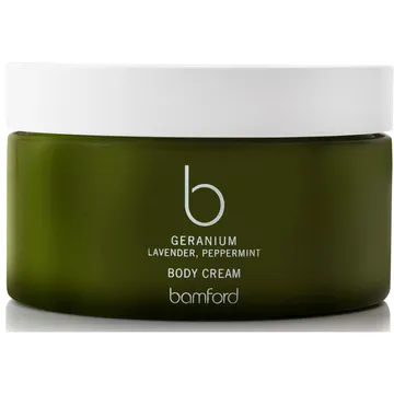 Bamford Geranium Body Cream 200 ml: Sjunk in i en lyxig aromaterapiupplevelse