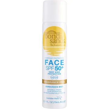 Bondi Sands SPF50Fragrance Free Face Mist - Osynligt skydd & näring