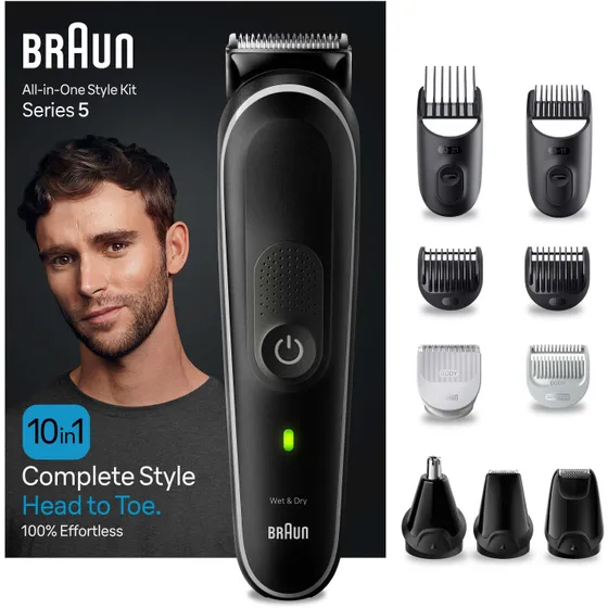 Braun All-In-One Style Kit Series 5 MGK5440 10-in-1 Kit for Men