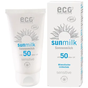 Eco Cosmetics Solmjölk Spf 50 Sensitive 75 ml: Skydda din hud naturligt