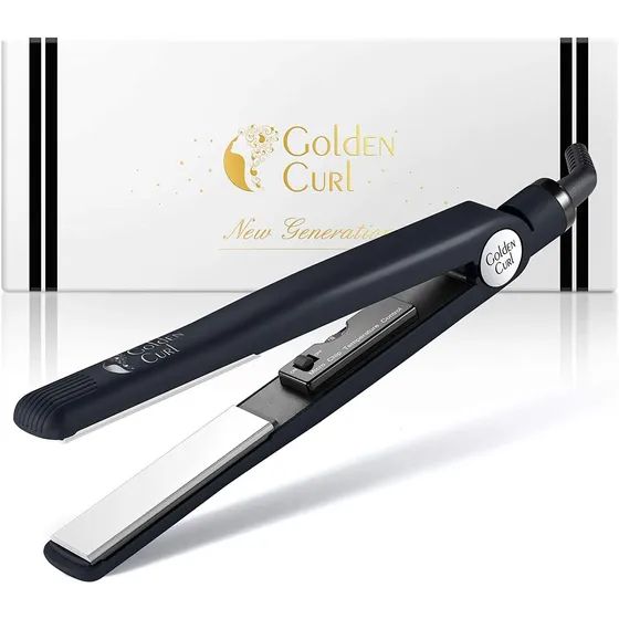 Golden Curl 829 Black/ White Straightener