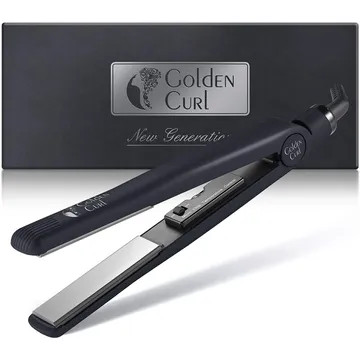 Golden Curl 829 Silver Straightener: Salongsvärdig Hårstyling Hemma