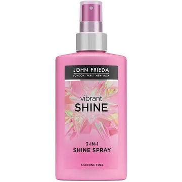 Ge ditt hår en glansfull boost med John Frieda Vibrant Shine Color 3-In-1 Shine Spray 150 ml!