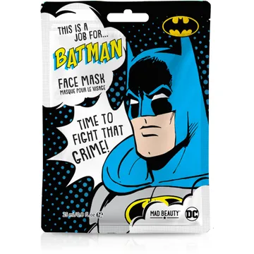 Mad Beauty DC Batman Face Mask 25 ml: Bekämpa Oreda På Ditt Ansikte