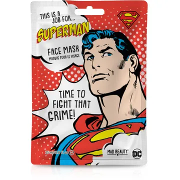 Mad Beauty DC Superman Face Mask 25 ml: Ge dig själv en superhud