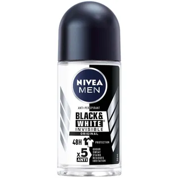 NIVEA For Men Deo Roll-on Black & White Power Men 50 ml