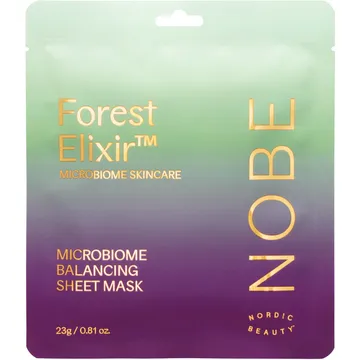 NOBE Forest Elixiru2122 Microbiome Balancing Sheet Mask - Upplev naturens kraft i din hudvård
