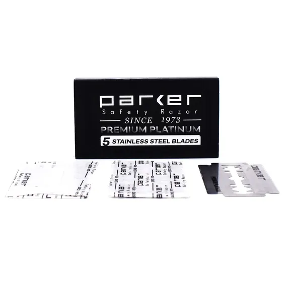 Parker Shaving DE Rakblad 5 Pack