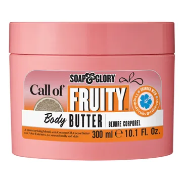 Soap & Glory Call of Fruity Body Butter 300 ml: En doftande fuktkräm för en mjuk och len hud.