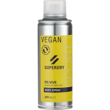 Superdry RE:VIVE Body Spray 200 ml: En uppfriskande fräschör med oemotståndlig doft