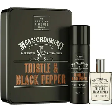 The Scottish Fine Soaps Thistle & Black Pepper Fragrance Duo: Upplev maskulin sofistikering