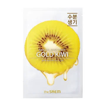 The Saem Natural Gold Kiwi Mask Sheet | Återfukta Torr Hud | 21 ml