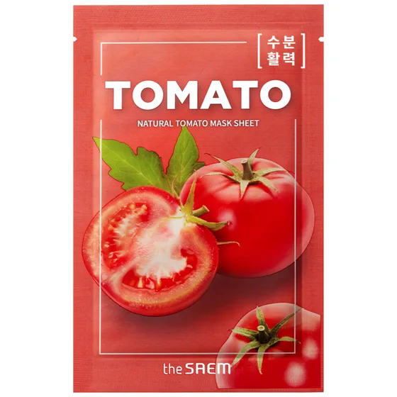 The Saem Natural Tomato Mask Sheet Mascarilla Tomate 21 ml