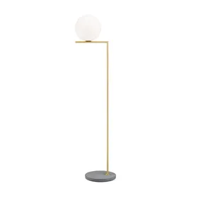 IC F2 Outdoor Brass (Grey Lava Marble) - Flos