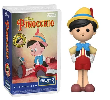 Funko Rewind 3.5 Fig Pinocchio W/Ch | Disney-karaktär | 9 cm Stort Hantverk