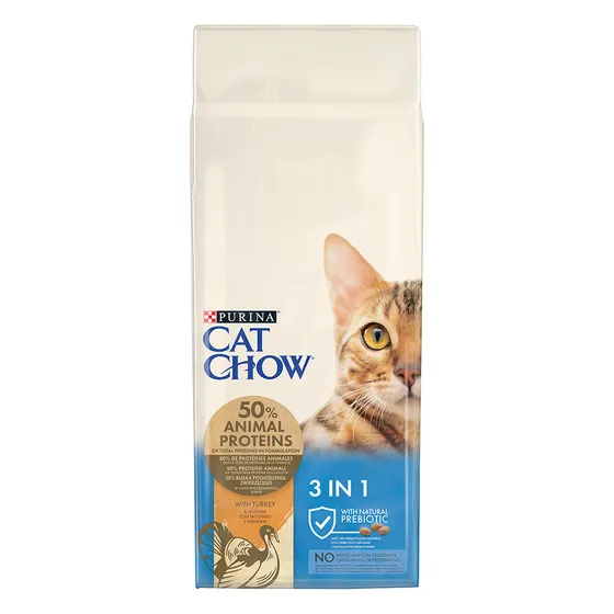 Cat Chow Special Care 3in1 Turkey - Ekonomipack: 2 x 15 kg