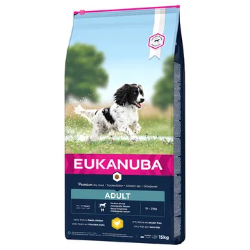 Eukanuba Adult Medium Breed Chicken - Energi till medelstora hundar