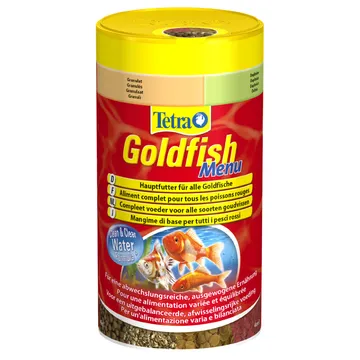 Tetra Goldfish Menu - Ekonomipack: 2 x 250 ml: Premiumfoder för guldfisk och kallvattenfisk