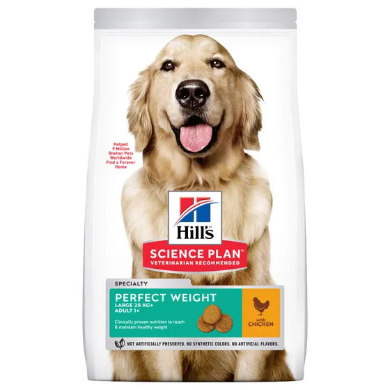 Hill's Science Plan Adult 1+ Perfect Weight Large Chicken 12 kg