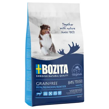 Bozita Grain Free Reindeer - 3,5 kg: Högkvalitativt Torrfoder till Aktiva Hundar
