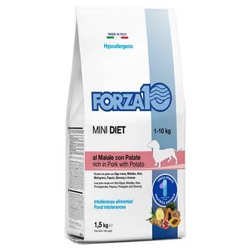 Forza 10 Mini Diet Low Grain: Specialfoder Vid Intolerans - 2 x 1,5 kg