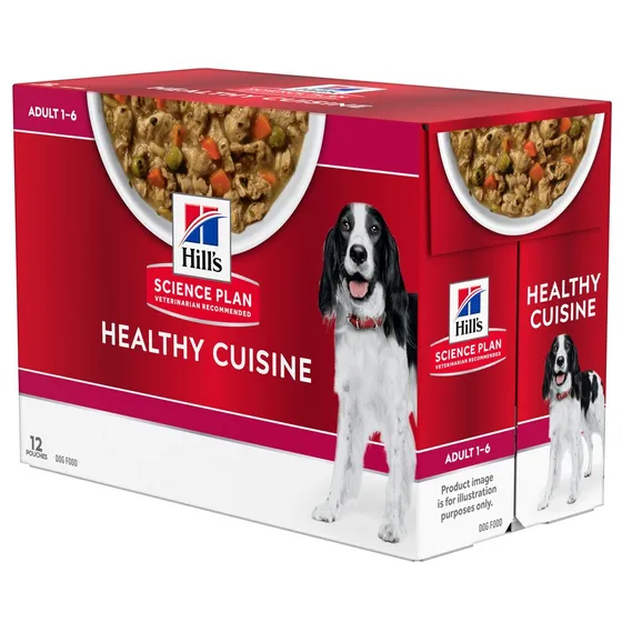 Hill's Science Plan Canine Adult Healthy Cuisine with Chicken - Ekonomipack: 48 x 90 g