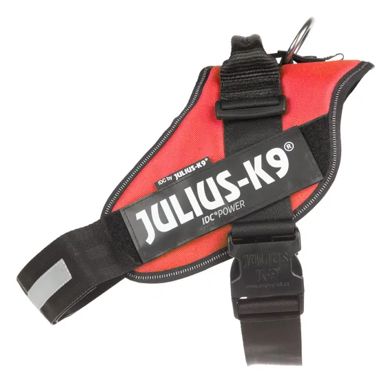 JULIUS-K9 IDC®-Powersele röd - Stl. 2: bröstomfång 71 - 96 cm