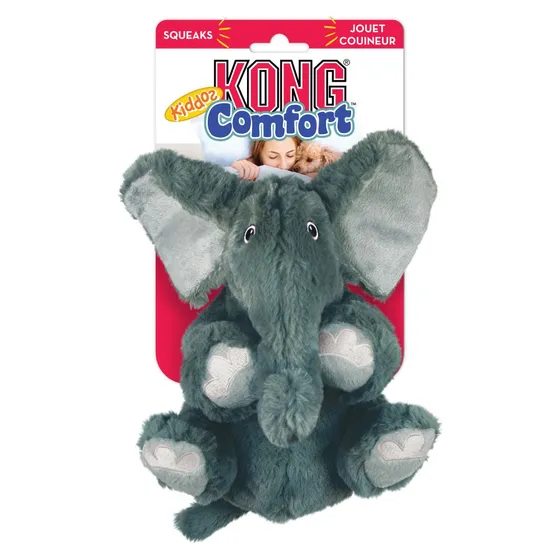 KONG Comfort Kiddos Elephant - Stl. XS: L 10 x B 13 x H 15 cm