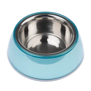 TIAKI Anti-Slip hundskål, transparent blå - 850 ml, Ø 21 cm