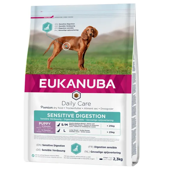 Eukanuba Puppy Sensitive Digestion Chicken & Turkey - Ekonomipack: 2 x 2,3 kg