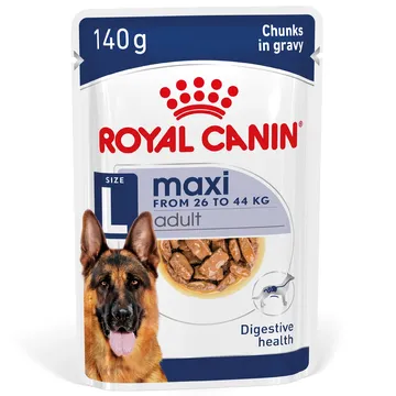 Royal Canin Maxi Adult i sås - en mättande måltid för din stora hund