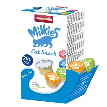 Animonda Milkies Multipack - 20 x 15 g: Mjälkigt godis i blandade smaker för katter