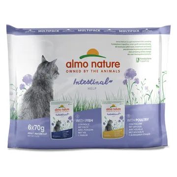 Almo Nature Holistic Digestive Help blandpack för katt - 24 x 70 g