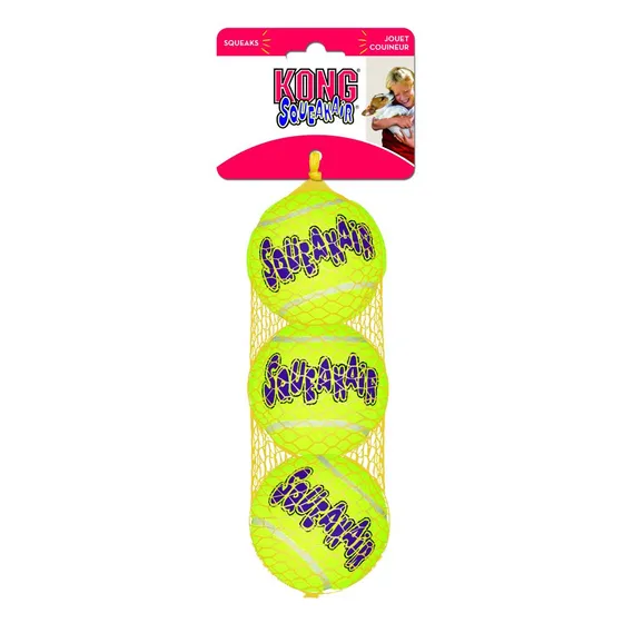 KONG SqueakAir Balls - 3-pack, S: Ø 5 cm