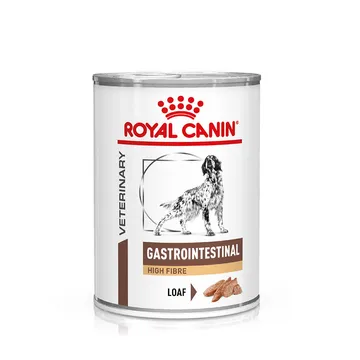 Royal Canin Veterinary Canine Gastrointestinal High Fiber Mousse: Lindring för känsliga magar