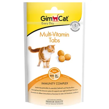 GimCat Multi-Vitamin Tabs - Ekonomipack: 3 x 40 g