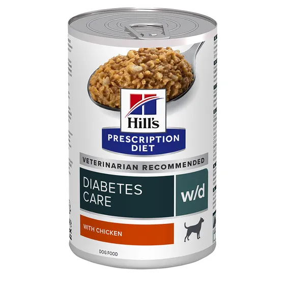 Hill's Prescription Diet w/d Diabetes Care Chicken hundfoder - 48 x 370 g